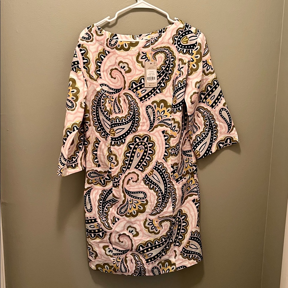 Cute paisley Boden 3/4 sleeve dress